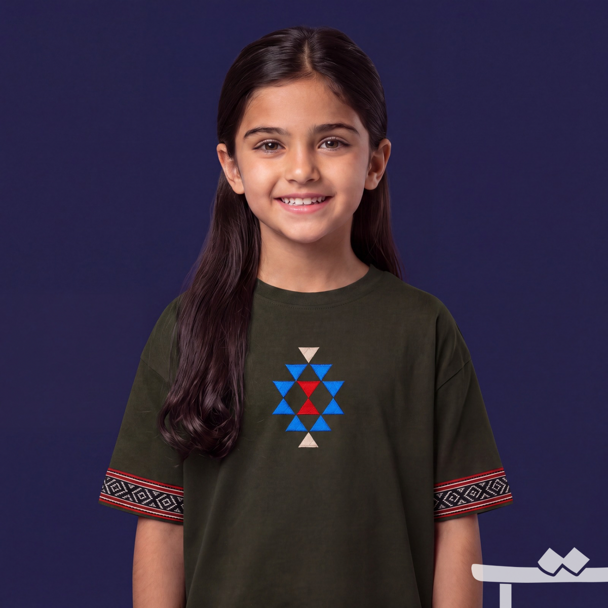 Embroidered kids' T-shirt