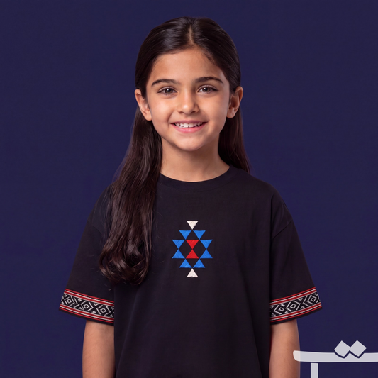 Embroidered kids' T-shirt