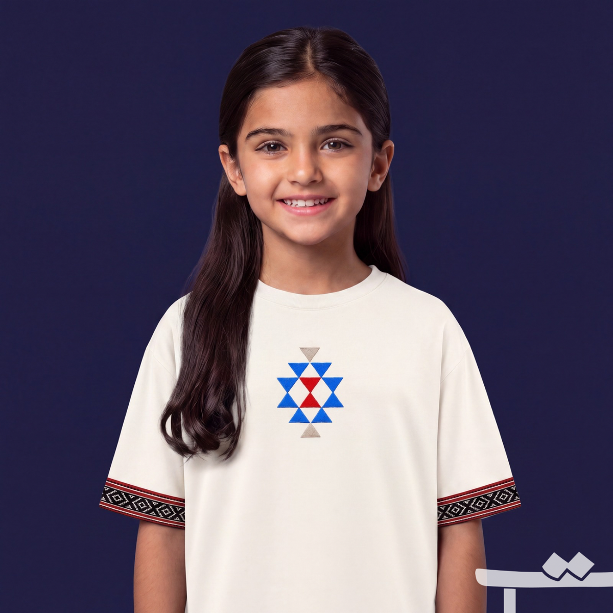 Embroidered kids' T-shirt