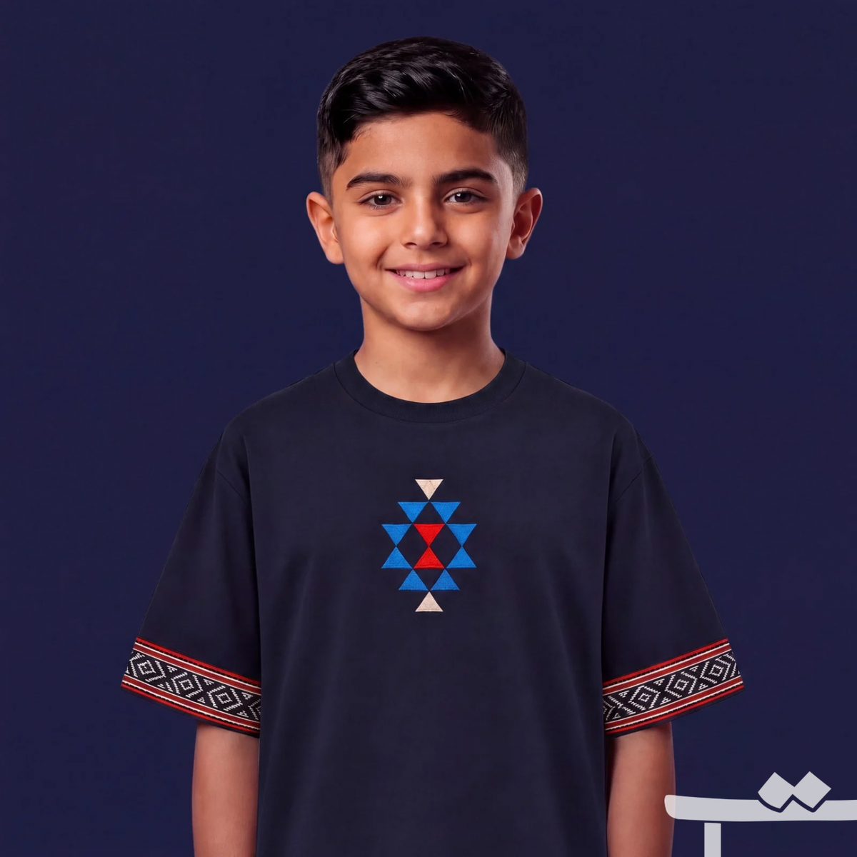 Embroidered kids' T-shirt