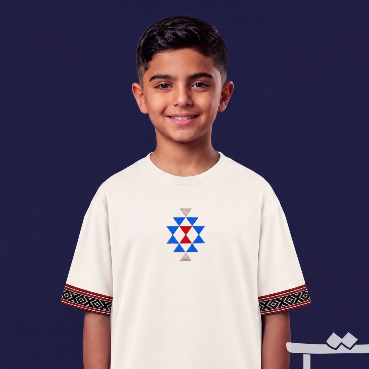 Embroidered kids' T-shirt